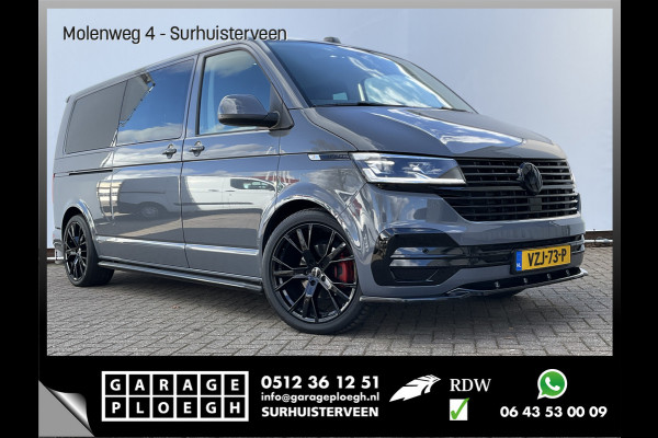 Volkswagen Transporter 6-Pers 2.0 TDI L2H1 DC Bulli Leer Cam Trekhaak Lang 6 Persoons Dubbele Cabine