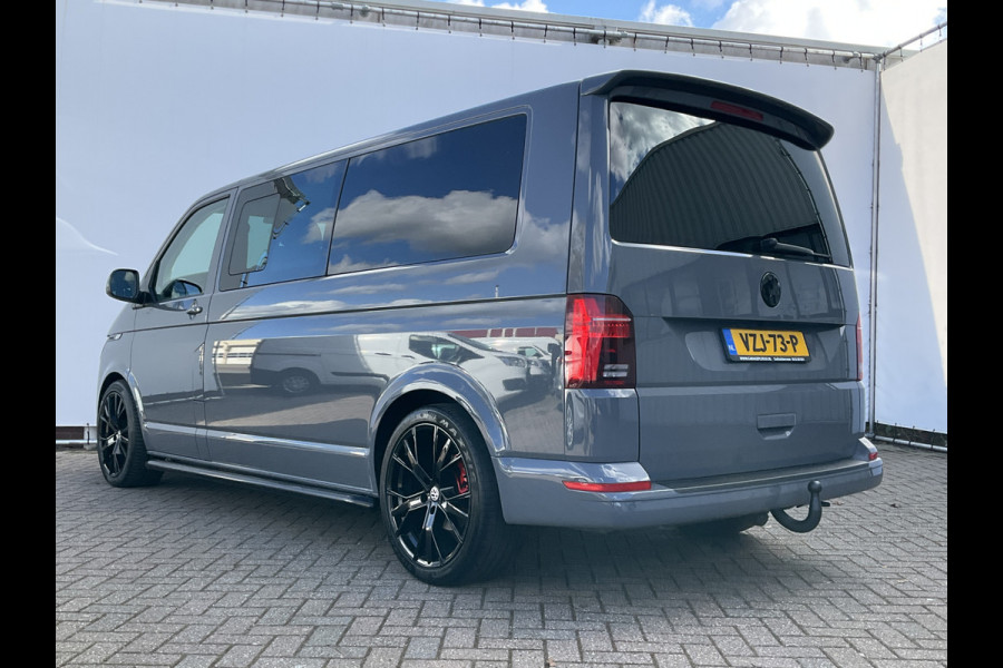 Volkswagen Transporter 6-Pers 2.0 TDI L2H1 DC Bulli Leer Cam Trekhaak Lang 6 Persoons Dubbele Cabine