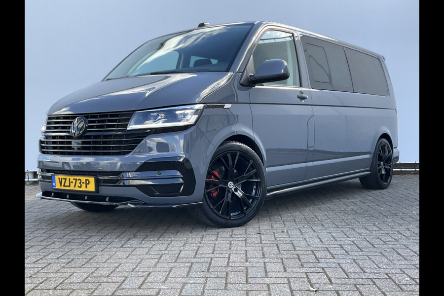 Volkswagen Transporter 6-Pers 2.0 TDI L2H1 DC Bulli Leer Cam Trekhaak Lang 6 Persoons Dubbele Cabine