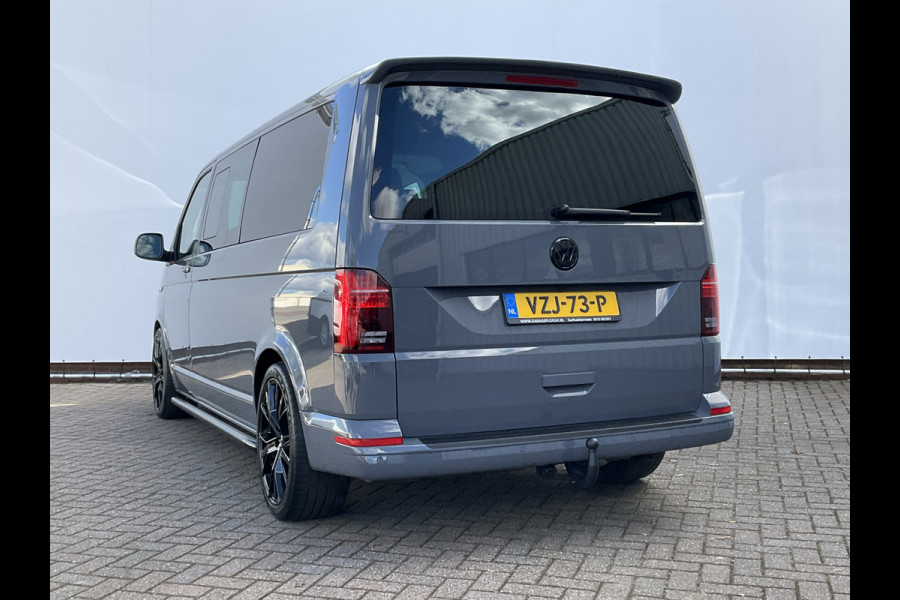 Volkswagen Transporter 6-Pers 2.0 TDI L2H1 DC Bulli Leer Cam Trekhaak Lang 6 Persoons Dubbele Cabine