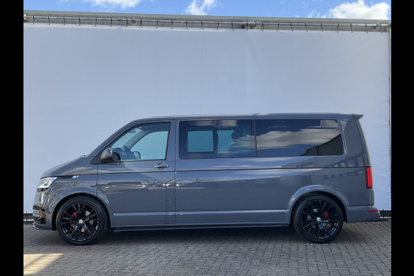 Volkswagen Transporter 6-Pers 2.0 TDI L2H1 DC Bulli Leer Cam Trekhaak Lang 6 Persoons Dubbele Cabine