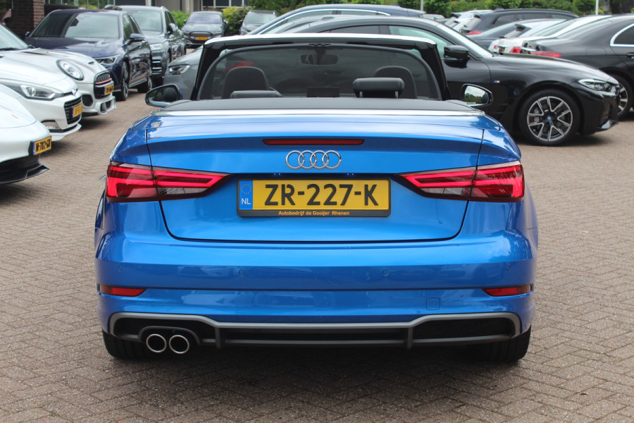 Audi A3 Cabriolet 35 TFSI CoD Advance Sport / Trekhaak / Virtual Cockpit / Windscherm / B&O / Leder&Alcantara / 18'' / Keyless / Nekverwarming / Navigatie / Hill Hold / Cruise Control
