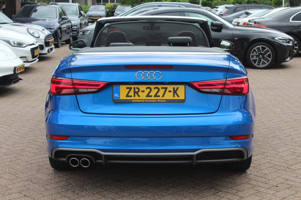 Audi A3 Cabriolet 35 TFSI CoD Advance Sport / Trekhaak / Virtual Cockpit / Windscherm / B&O / Leder&Alcantara / 18'' / Keyless / Nekverwarming / Navigatie / Hill Hold / Cruise Control