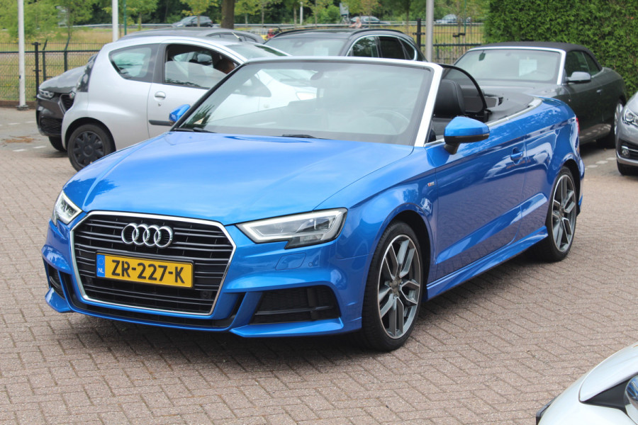 Audi A3 Cabriolet 35 TFSI CoD Advance Sport / Trekhaak / Virtual Cockpit / Windscherm / B&O / Leder&Alcantara / 18'' / Keyless / Nekverwarming / Navigatie / Hill Hold / Cruise Control