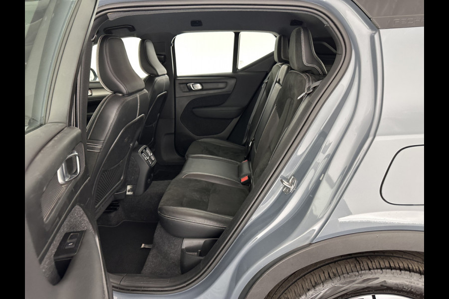 Volvo XC40 Recharge P8 AWD R-Design [ 3-Fase ] (INCL-BTW) *LEATHER-ALCANTARA | DIGI-COCKPIT | FULL-LED | PREMIUM-AUDIO | TOP-VIEW | CARPLAY | NAVI-FULLMAP | ECC | PDC | KEYLESS | HEATED-SPORTSEATS | BLIS | PRIVACY-GLASS | TOWBAR | 19''ALU