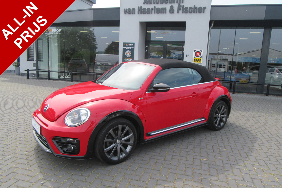Volkswagen Beetle Cabriolet 1.4 TSI DSG Dune R-Line, Leder, Navigatie, Stoelverw.