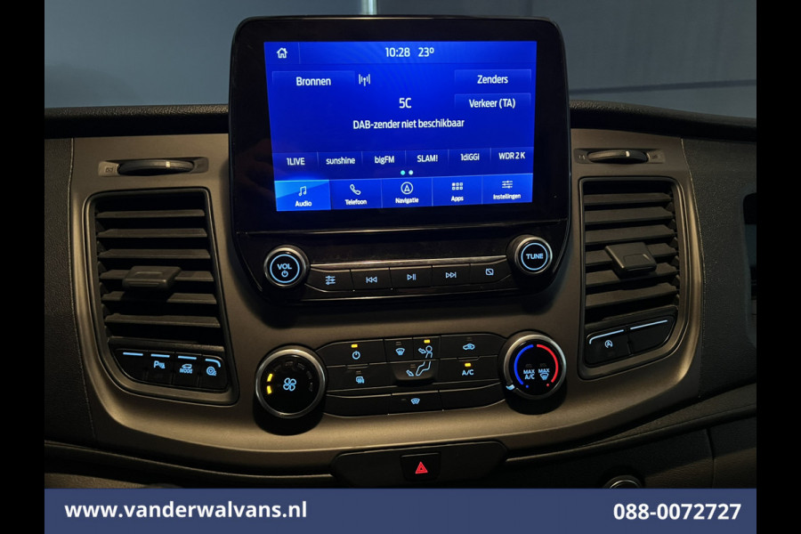 Ford Transit Custom 2.0 TDCI L2H1 Euro6 Airco | Camera | Navigatie | Apple Carplay | LED | Cruisecontrol Verwarmde voorruit, Parkeersensoren, Bijrijdersbank, 2800kg trekvermogen
