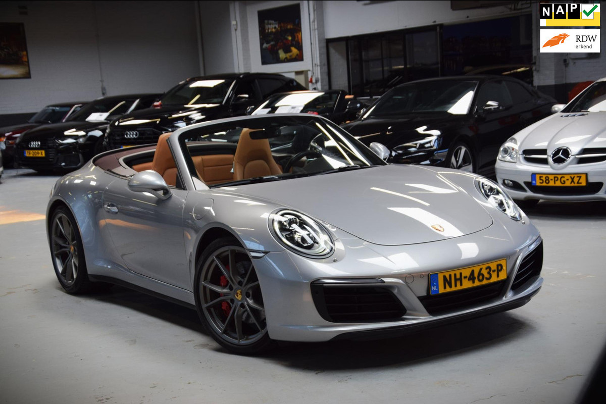 Porsche 911 Cabrio 3.0 Carrera 4S 991.2 Org.NL|Sport-uitlaat|1e Eig|421pk!!|Dealer Onderhouden
