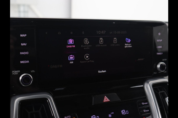 Kia Sorento 1.6 T-GDI Plug-in Hybrid 4WD DynamicPlusLine 7-persoons | Panoramadak | Trekhaak | 360 Camera | Adaptive cruise | BOSE Surround | Stoelverwarming | Carplay | Achterbankverwarming | PHEV