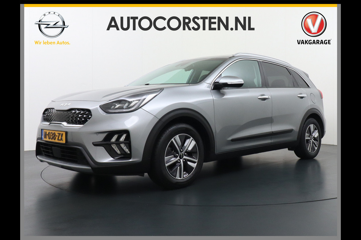 Kia Niro 1.6GDi 142PK Hybrid Autom. ExecutiveLine Leder+Memory Schuif-kanteldak Trekhaak JBL®-Sound Apple Carplay Android Auto Adap.Cruis DAB Keyless Led Privacy Glas Subwoofer Rijstrooksensor Regen-Lichtsensor 1e Eigenaar Dealeronderhouden Zeer compleet!
