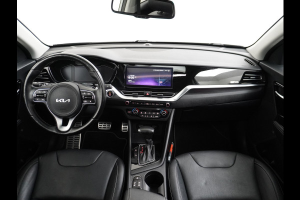 Kia Niro 1.6GDi 142PK Hybrid Autom. ExecutiveLine Leder+Memory Schuif-kanteldak Trekhaak JBL®-Sound Apple Carplay Android Auto Adap.Cruis DAB Keyless Led Privacy Glas Subwoofer Rijstrooksensor Regen-Lichtsensor 1e Eigenaar Dealeronderhouden Zeer compleet!