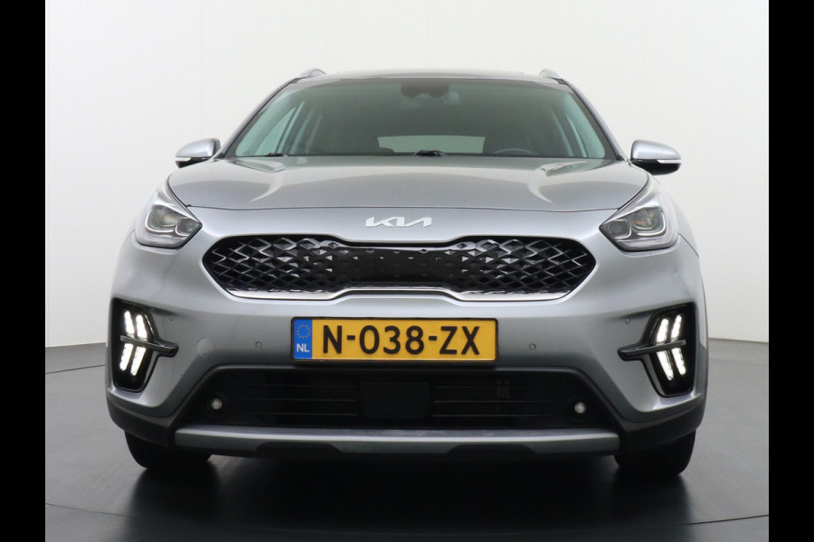 Kia Niro 1.6GDi 142PK Hybrid Autom. ExecutiveLine Leder+Memory Schuif-kanteldak Trekhaak JBL®-Sound Apple Carplay Android Auto Adap.Cruis DAB Keyless Led Privacy Glas Subwoofer Rijstrooksensor Regen-Lichtsensor 1e Eigenaar Dealeronderhouden Zeer compleet!