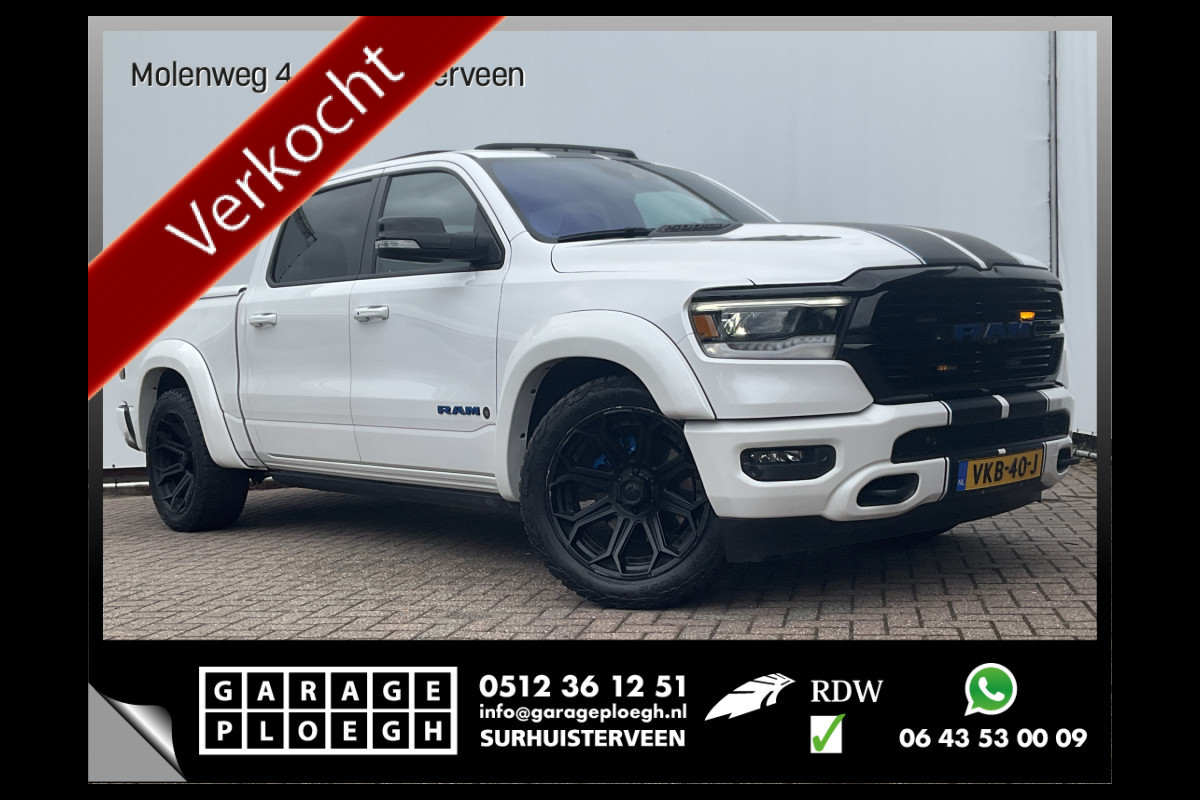 Dodge Ram 1500 5.7 V8 4x4 Crew Cab Laramie Pano Trekhaak Leder Harman/Kardon Limited Night-Package!