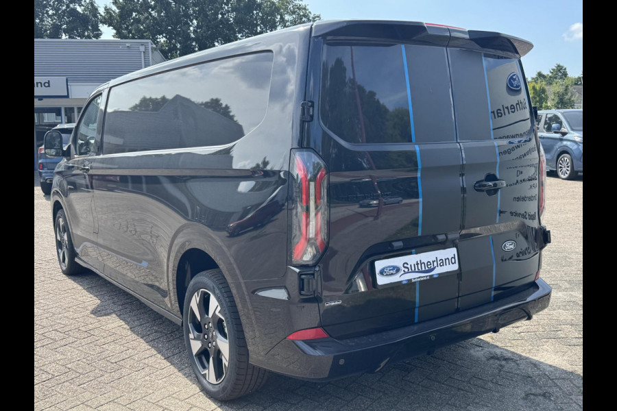 Ford Transit Custom 320 2.5 PHEV L2H1 Sport 233pk | Inklapbare trekhaak | 19 inch lichtmetalen Sport velgen (mat zwart) | Verwarmbaar stuurwiel  | Navigatie systeem | B&O speakers