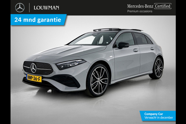 Mercedes-Benz A-Klasse 250 e Business Solution AMG | AMG Line Plus pakket | Nightpakket | Dodehoekassistent | Parkeerpakket met 360°-camera | Antidiefstalpakket URBAN GUARD PLUS | Head-up display | Winter pakket | KEYLESS GO |