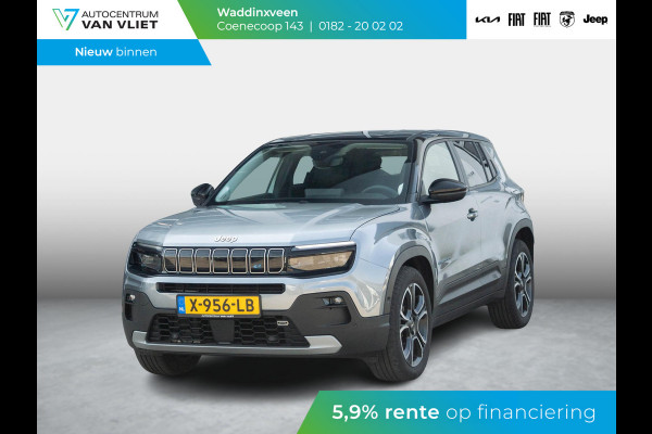 Jeep Avenger 1st Edition 54 kWh | Clima | Cruise | Adapt. Camera | Apple Carplay | BSM | 18" | Keyless | Winter Pack