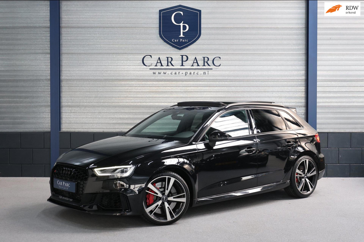 Audi RS3 Sportback 2.5 TFSI quattro MILLTEK/LED/B&O/VIRTUAL/SFEER/PANORAMADAK/LEDER+S.VERWARMING/LMV/CAM/ACC/ECC/12 MND GARANTIE!