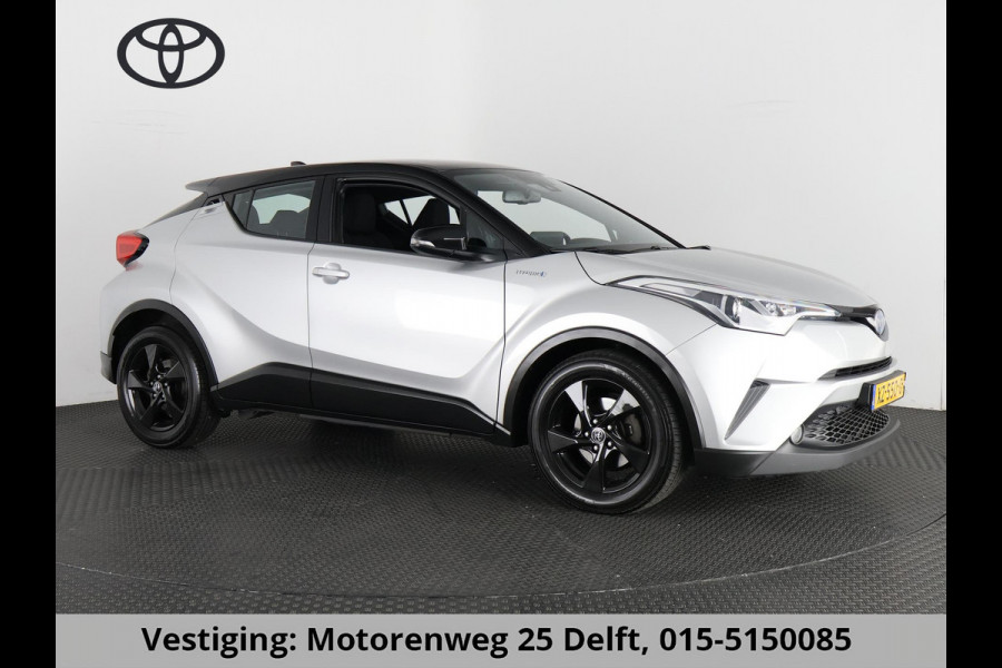 Toyota C-HR 1.8 HYBRIDE SILVERLINE BI-TONE GARANTIE TOT 2029! NAVI. BLACKLINE VELGEN.CAMERA.