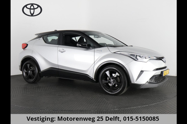 Toyota C-HR 1.8 HYBRIDE SILVERLINE BI-TONE GARANTIE TOT 2029! NAVI. BLACKLINE VELGEN.CAMERA.