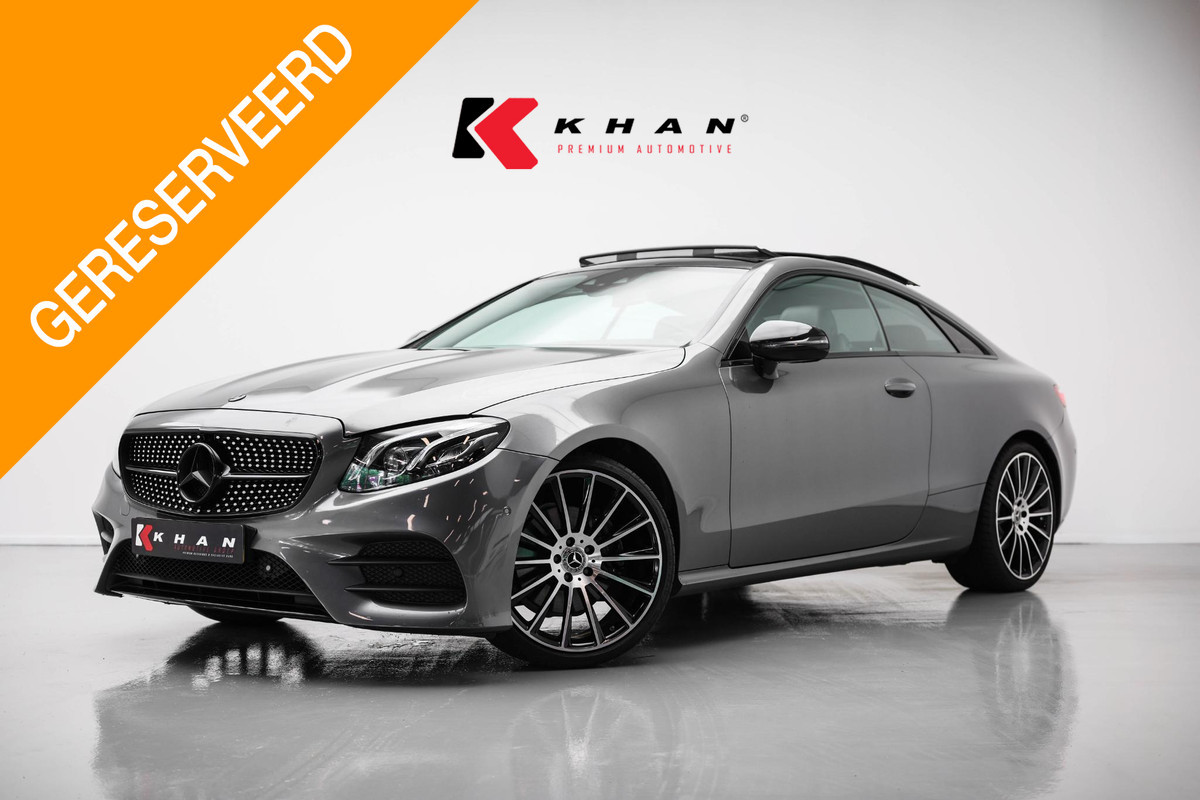 Mercedes-Benz E-Klasse Coupé E200 Premium |Pano|AMG|Burmester|HUD|Carplay|Camera|Trekhaak| Mercedes-Benz E-Klasse Coupé E200 Premium |Pano|AMG|Burmester|HUD|Carplay|Camera|Trekhaak|