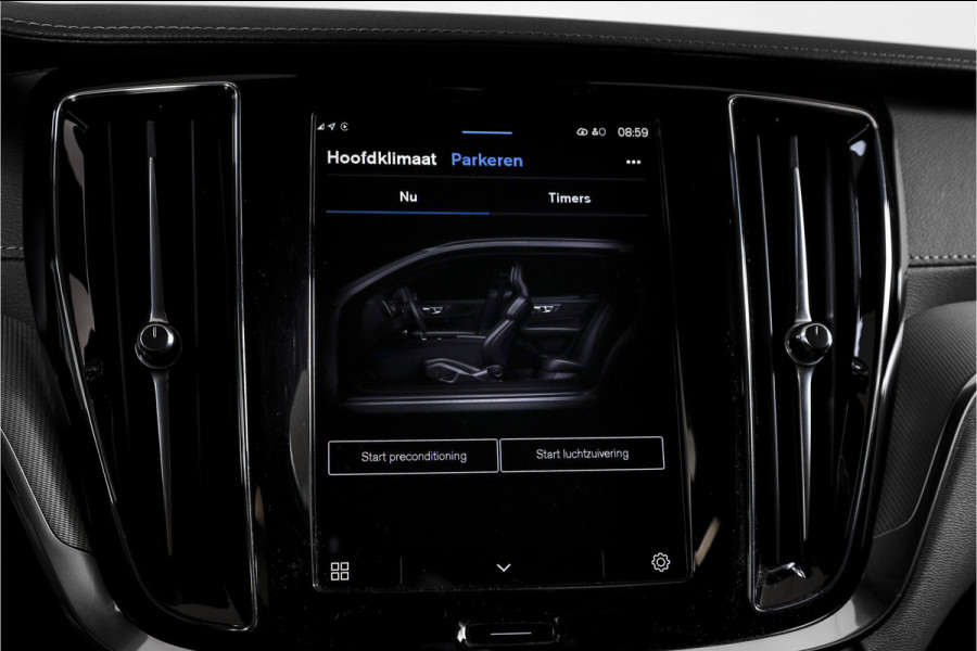 Volvo V60 2.0 T6 Plug-in hybrid AWD Ultra Dark - Automaat | S/K-Panodak | Dig. Cockpit | Adapt. Cruise | Stoel-+Stuurverw. | PDC | 360 Camera | NAV + App. Connect | ECC | Elek. Klep | LM 19" | 9589