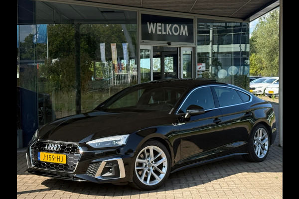 Audi A5 Sportback 40 TFSI 190pk S Line Pano| Matrix-led|Sportstoelen|Dealer Onderhouden