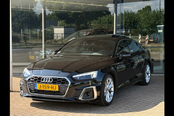 Audi A5 Sportback 40 TFSI 190pk S Line Pano| Matrix-led|Sportstoelen|Dealer Onderhouden