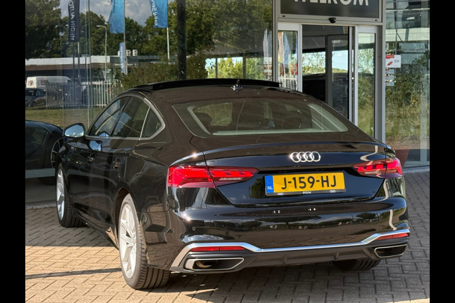 Audi A5 Sportback 40 TFSI 190pk S Line Pano| Matrix-led|Sportstoelen|Dealer Onderhouden