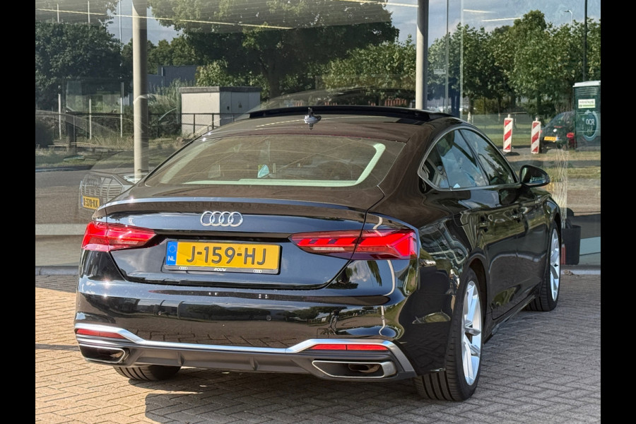 Audi A5 Sportback 40 TFSI 190pk S Line Pano| Matrix-led|Sportstoelen|Dealer Onderhouden