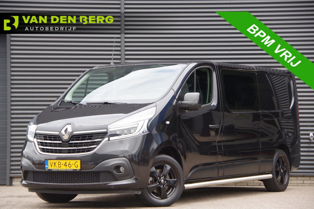 Renault Trafic 2.0 dCi LUXE 145PK AUT. DC-5P, LED, TREKHAAK, CAMERA, CLIMA, NAVI, CRUISE, LM WIELEN, SIDEBARS, NL AUTO, NAP, DUBBELE CABINE