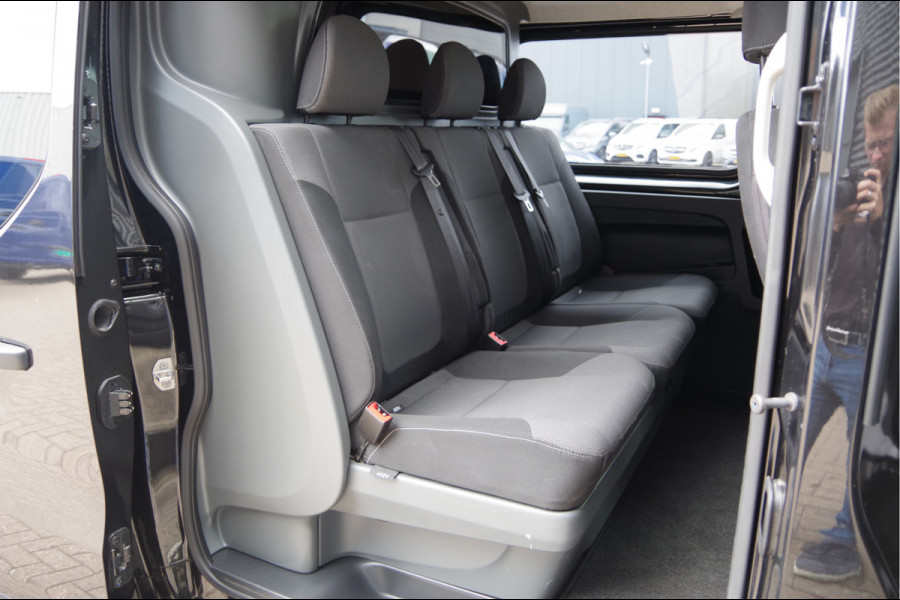 Renault Trafic 2.0 dCi LUXE 145PK AUT. DC-5P, LED, TREKHAAK, CAMERA, CLIMA, NAVI, CRUISE, LM WIELEN, SIDEBARS, NL AUTO, NAP, DUBBELE CABINE
