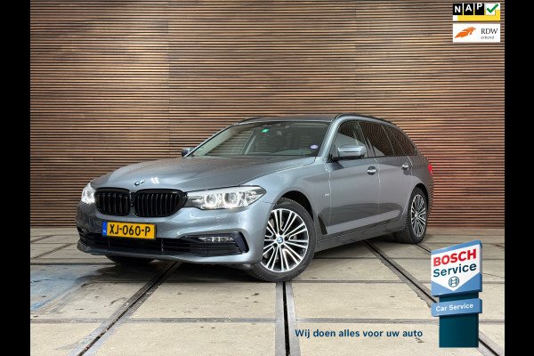 BMW 5 Serie Touring 520i High Executive Sportline | Leer | 360° Camera | Trekhaak