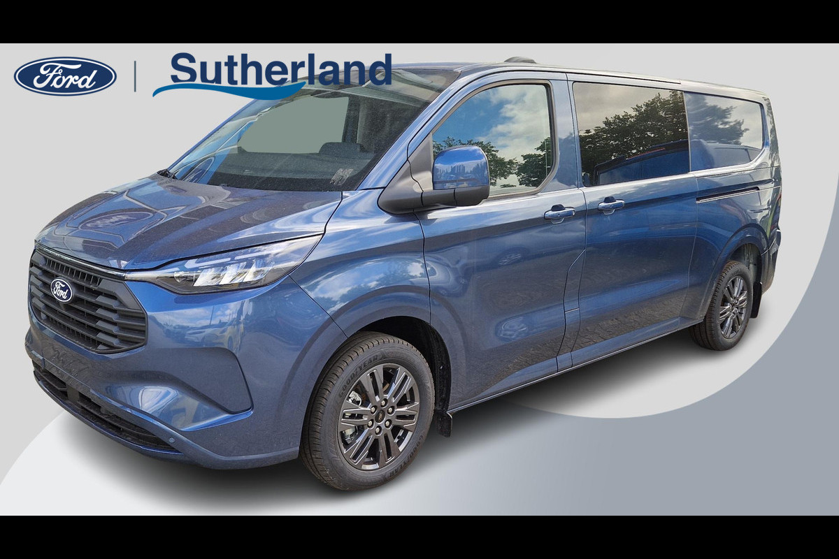 Ford Transit Custom 320 2.5 PHEV L2H1 Limited DC 233pk | | Dubbele Cabine |Dubbele zijschuifdeur | 12-weg verstel- en verwarmbare AGR Stoelen | Inklapbare trekhaak | 17 inch lichtmetalen velgen | Driver Assistance Pack Premium  | Verwarmbaar stuurwiel | Bekleding zijwand en achterdeuren (volledig) |  | PRIJS EX. BTW INCL. BPM