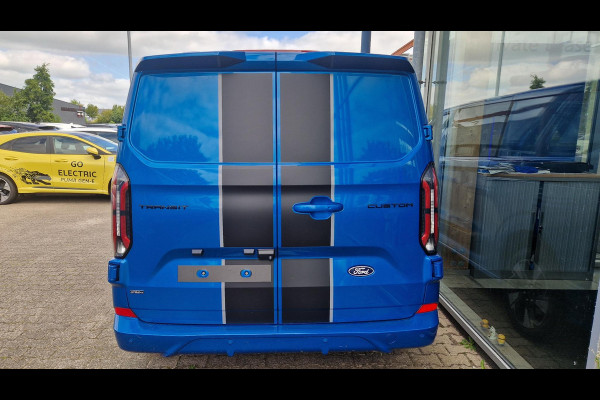 Ford Transit Custom 320 2.5 PHEV L2H1 Sport DC 233pk | 0,99% Renteactie! | Dubbele Cabine | Dubbele zijschuifdeur | Inklapbare trekhaak | 19 inch lichtmetalen Sport velgen (mat zwart) | Verwarmbaar stuurwiel | Navigatie systeem