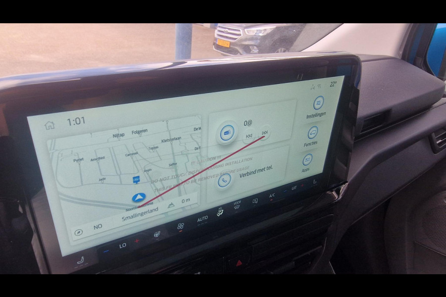 Ford Transit Custom 320 2.5 PHEV L2H1 Sport DC 233pk | 0,99% Renteactie! | Dubbele Cabine | Dubbele zijschuifdeur | Inklapbare trekhaak | 19 inch lichtmetalen Sport velgen (mat zwart) | Verwarmbaar stuurwiel | Navigatie systeem