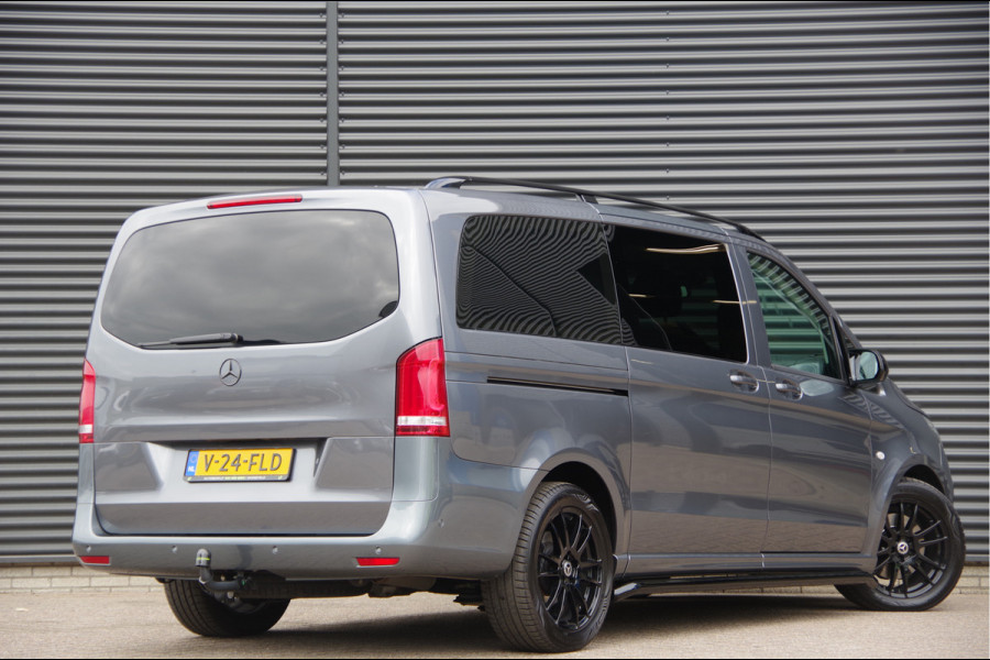 Mercedes-Benz Vito 119 CDI L2 AUT. DC-5P, LED, LEDER, 2X SCHUIFDEUR, TREKHAAK, STOELVERWARMING, STANDKACHEL, CAMERA, NAVI, CRUISE, CLIMA, DUBBELE C