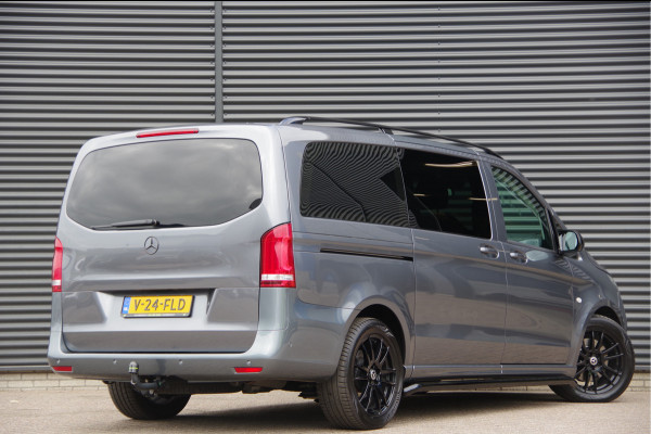 Mercedes-Benz Vito 119 CDI L2 AUT. DC-5P, LED, LEDER, 2X SCHUIFDEUR, TREKHAAK, STOELVERWARMING, STANDKACHEL, CAMERA, NAVI, CRUISE, CLIMA, DUBBELE C