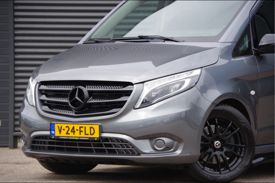 Mercedes-Benz Vito 119 CDI L2 AUT. DC-5P, LED, LEDER, 2X SCHUIFDEUR, TREKHAAK, STOELVERWARMING, STANDKACHEL, CAMERA, NAVI, CRUISE, CLIMA, DUBBELE C
