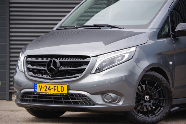 Mercedes-Benz Vito 119 CDI L2 AUT. DC-5P, LED, LEDER, 2X SCHUIFDEUR, TREKHAAK, STOELVERWARMING, STANDKACHEL, CAMERA, NAVI, CRUISE, CLIMA, DUBBELE C