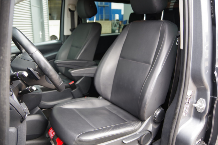 Mercedes-Benz Vito 119 CDI L2 AUT. DC-5P, LED, LEDER, 2X SCHUIFDEUR, TREKHAAK, STOELVERWARMING, STANDKACHEL, CAMERA, NAVI, CRUISE, CLIMA, DUBBELE C