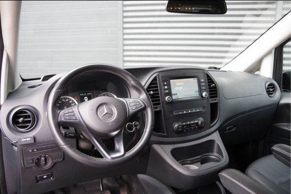Mercedes-Benz Vito 119 CDI L2 AUT. DC-5P, LED, LEDER, 2X SCHUIFDEUR, TREKHAAK, STOELVERWARMING, STANDKACHEL, CAMERA, NAVI, CRUISE, CLIMA, DUBBELE C
