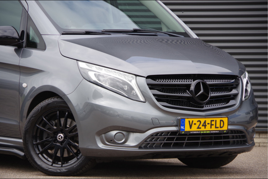 Mercedes-Benz Vito 119 CDI L2 AUT. DC-5P, LED, LEDER, 2X SCHUIFDEUR, TREKHAAK, STOELVERWARMING, STANDKACHEL, CAMERA, NAVI, CRUISE, CLIMA, DUBBELE C