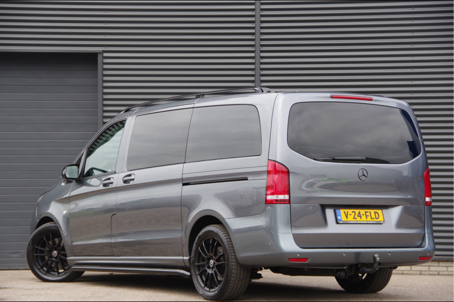Mercedes-Benz Vito 119 CDI L2 AUT. DC-5P, LED, LEDER, 2X SCHUIFDEUR, TREKHAAK, STOELVERWARMING, STANDKACHEL, CAMERA, NAVI, CRUISE, CLIMA, DUBBELE C