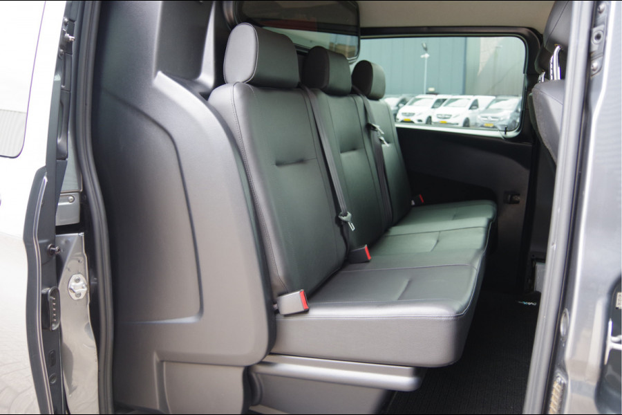 Mercedes-Benz Vito 119 CDI L2 AUT. DC-5P, LED, LEDER, 2X SCHUIFDEUR, TREKHAAK, STOELVERWARMING, STANDKACHEL, CAMERA, NAVI, CRUISE, CLIMA, DUBBELE C