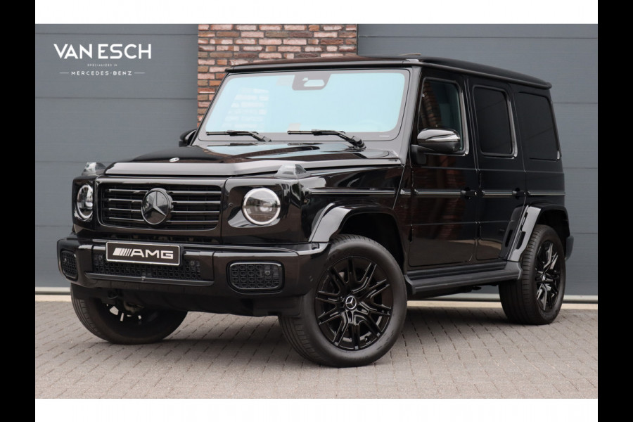 Mercedes-Benz G-Klasse 580 EQ AMG Exclusive Line 116 kWh | Techniekpakket | Distronic | Multicontourstoelen | Burmester | Keyless Go | Schuifdak | Verwarmd Stuurwiel | Nappa Leder |