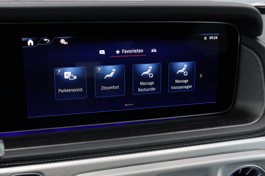 Mercedes-Benz G-Klasse 580 EQ AMG Exclusive Line 116 kWh | Techniekpakket | Distronic | Multicontourstoelen | Burmester | Keyless Go | Schuifdak | Verwarmd Stuurwiel | Nappa Leder |