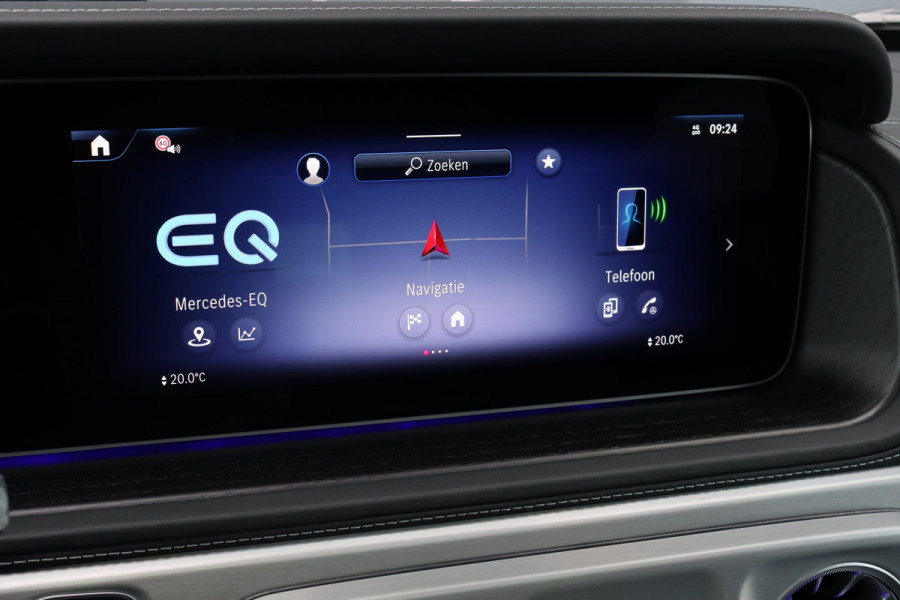 Mercedes-Benz G-Klasse 580 EQ AMG Exclusive Line 116 kWh | Techniekpakket | Distronic | Multicontourstoelen | Burmester | Keyless Go | Schuifdak | Verwarmd Stuurwiel | Nappa Leder |
