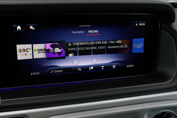Mercedes-Benz G-Klasse 580 EQ AMG Exclusive Line 116 kWh | Techniekpakket | Distronic | Multicontourstoelen | Burmester | Keyless Go | Schuifdak | Verwarmd Stuurwiel | Nappa Leder |