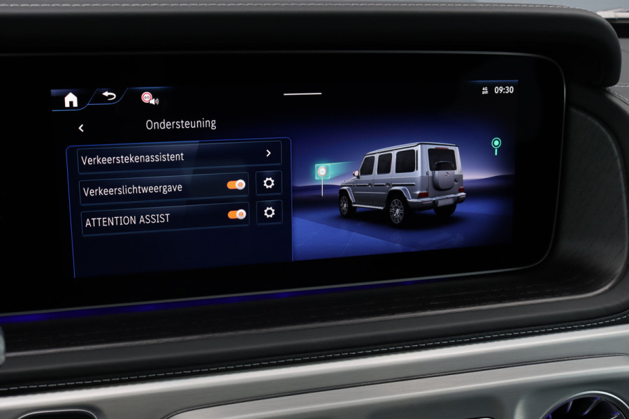 Mercedes-Benz G-Klasse 580 EQ AMG Exclusive Line 116 kWh | Techniekpakket | Distronic | Multicontourstoelen | Burmester | Keyless Go | Schuifdak | Verwarmd Stuurwiel | Nappa Leder |