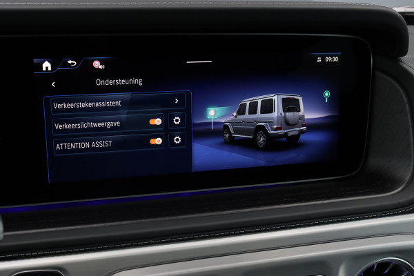 Mercedes-Benz G-Klasse 580 EQ AMG Exclusive Line 116 kWh | Techniekpakket | Distronic | Multicontourstoelen | Burmester | Keyless Go | Schuifdak | Verwarmd Stuurwiel | Nappa Leder |